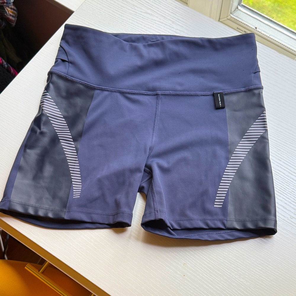 Women's purple-Gray Athleta Shorts/collab with Allyson Felix